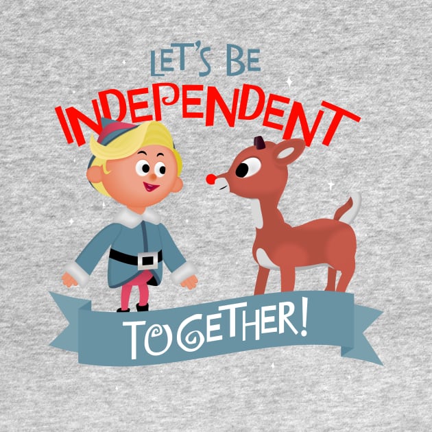 Independent Together - Hermey and Rudolph by RetroFitted